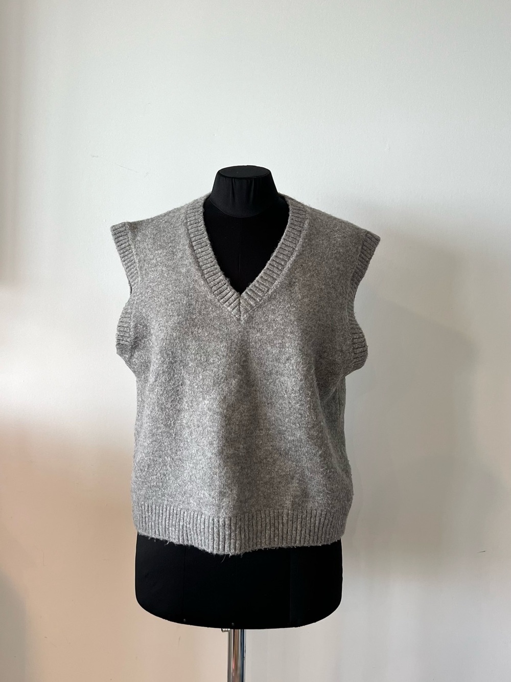 BNWT Grey V Neck Sweater Vest